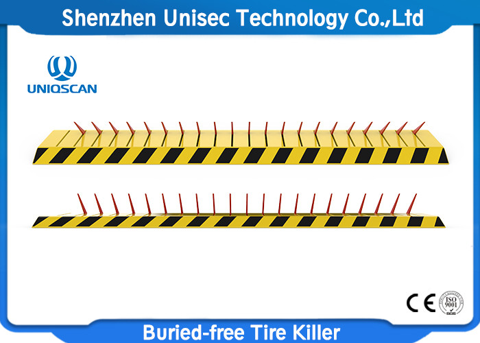 China Automatic Hydraulic Tyre Spike Barrier Police Tire Spikes 150mm Rising Height wholesale