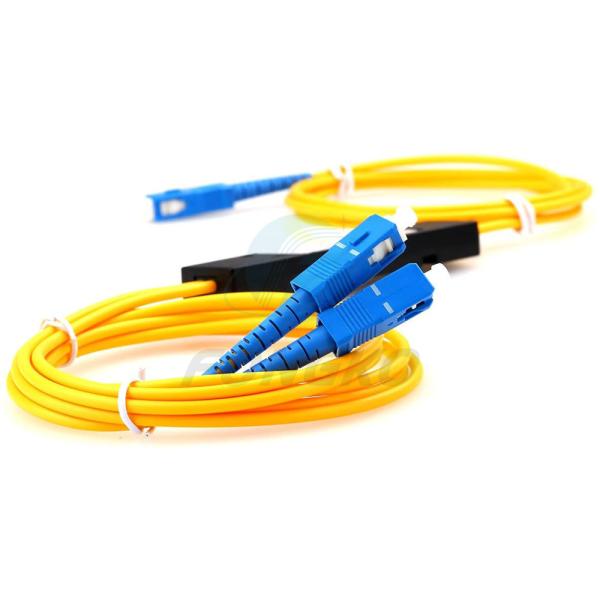 1*2 Fiber Optic Coupler double wavelength 1310 1550nm 1*2 Fbt Fiber Optic Splitter Fiber Optic Fbt Splitter Abs BOX