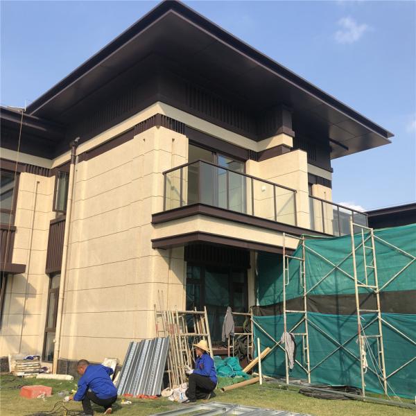 Modern 200m2 6 Rooms 2mm OSB Board Light Steel Prefab House