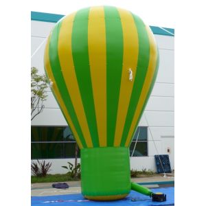 Promotion custom logo printed advertising PVC inflatable ground balloons