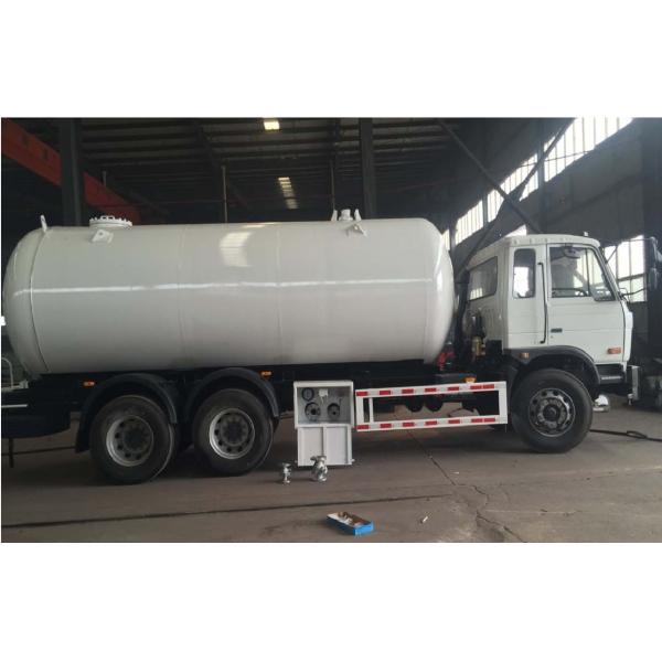 20000 Liter 10 Ton LPG Gas Tanker Truck Rigid Bobtail Truck With Rochester Level Gauge LC Flowmeter