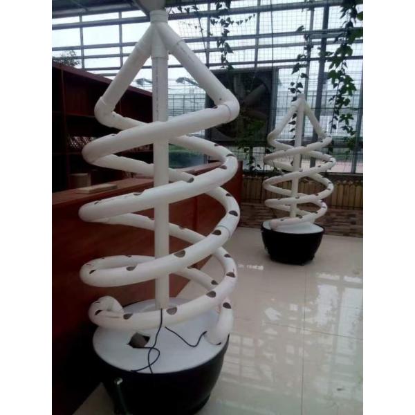 Vertical Spiral Plant Grow Hydroponic Tower Cultivation garden aeroponics System