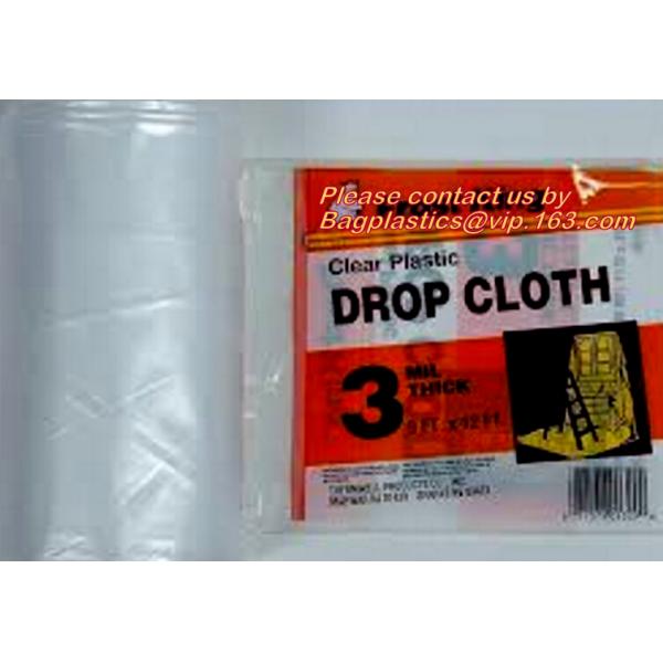 Drop Sheet Drop Cloth Paint Dust Sheet Plastics Painter Pe Protective Table Drop Cloth