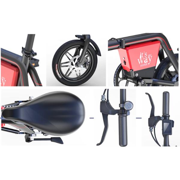 Lithium Battery Powered Bikes For Adults PPS With Pedal Battery Assist Bike