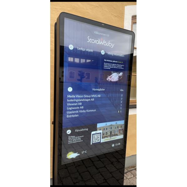 75-86 INCH 3840*2160 Resolution All In One Digital Signage Wall Mount/Floor Stand AC100~240V Input WiFi/Bluetooth