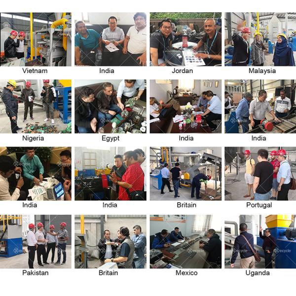 1.5kw Copper Wire Peeling Machine , Waste Cable Stripper Machine