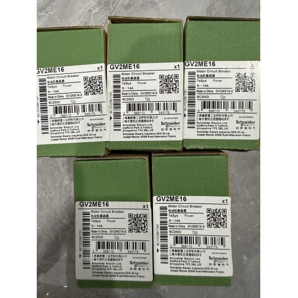 GV2ME16 Schneider Electric Motor circuit breaker, TeSys GV2, 3P, 9-14 A, thermal magnetic