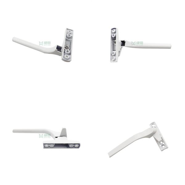 White custom seven-character door and window handle aluminum alloy casement window handle