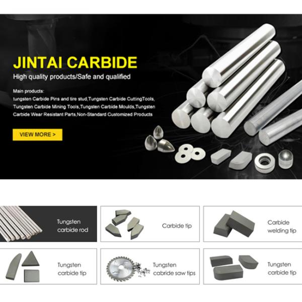 YG6/YG8/YG10X/YG20C Tungsten Carbide Bar PR Type With Long Using Life