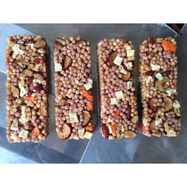 Touch Screen ABB 36rpm 200L Cereal Bar Forming Machine