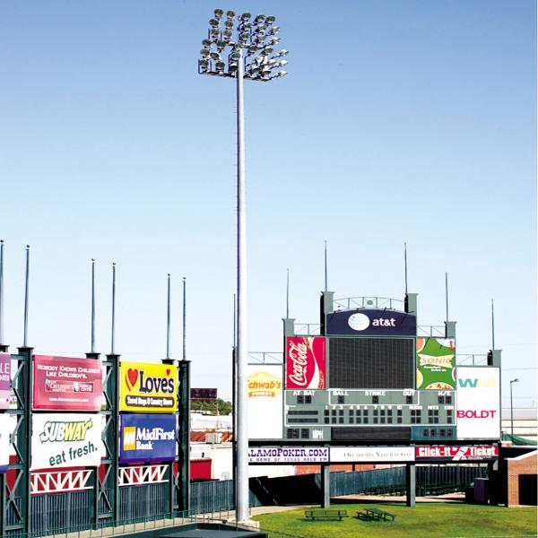 5G Telecom Antenna Guyed Pole Tower Powder PVDF Coating For Landscaping