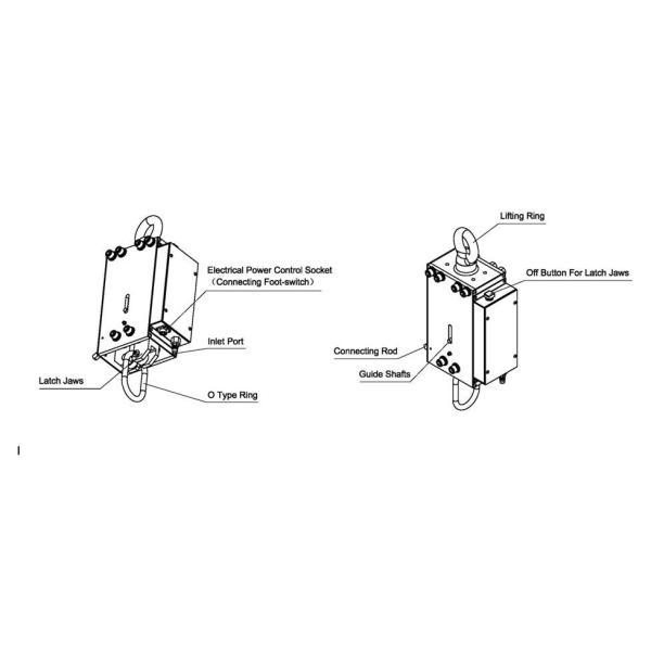 High Accuracy Drop Tester Release Hooks Equipment 345 X 235 X 145 Mm