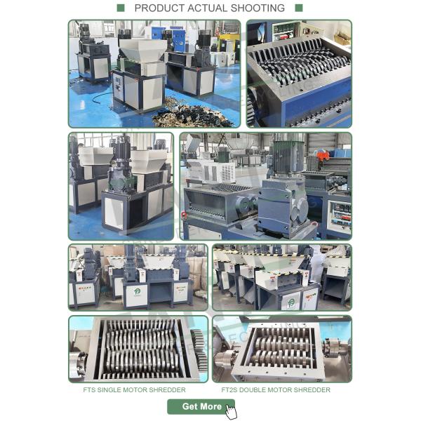 FANTE Compact Dual Shaft Shredder for Efficient Processing of Recycled Wood MDF Chipboard and Wooden Packaging Waste