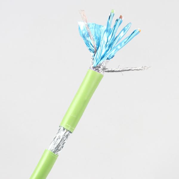 Copper PVC LSZH Cat7 Lan Cable Length 100m Multipurpose PE Insulation
