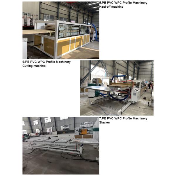 300kg/H PVC Board Making Machine Door Sheet Wpc Board Production Line