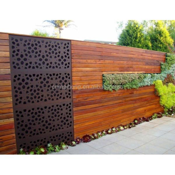 Classic Laser cut art stainless steel garden divider screen partition