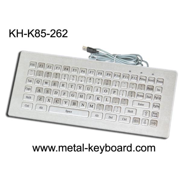 Mini Size Water Resistant Industrial Computer Keyboard Rugged 85 Keys Customized
