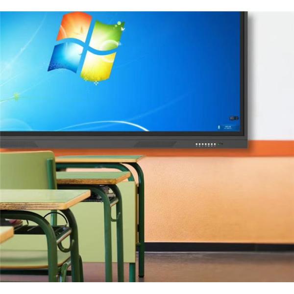 Led interactive Panel for School Dual system All in one PC 86" Touch Screen monitor For Classroom