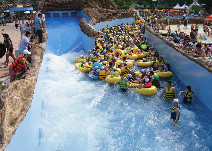 China Custom Outdoor Lazy Pool Tropical Wave River Family Summer Entertainment wholesale