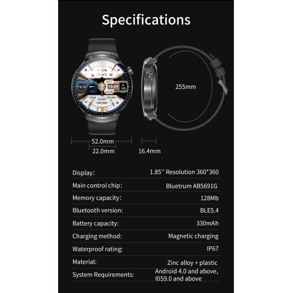 Effortless Connectivity with 2 In 1 Smart Watch and Wireless Earbuds for a Seamless Lifestyl