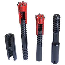 3050mm 3660mm Length Fully Carburized Threaded Extension Drill Rod Rock Drilling Tools