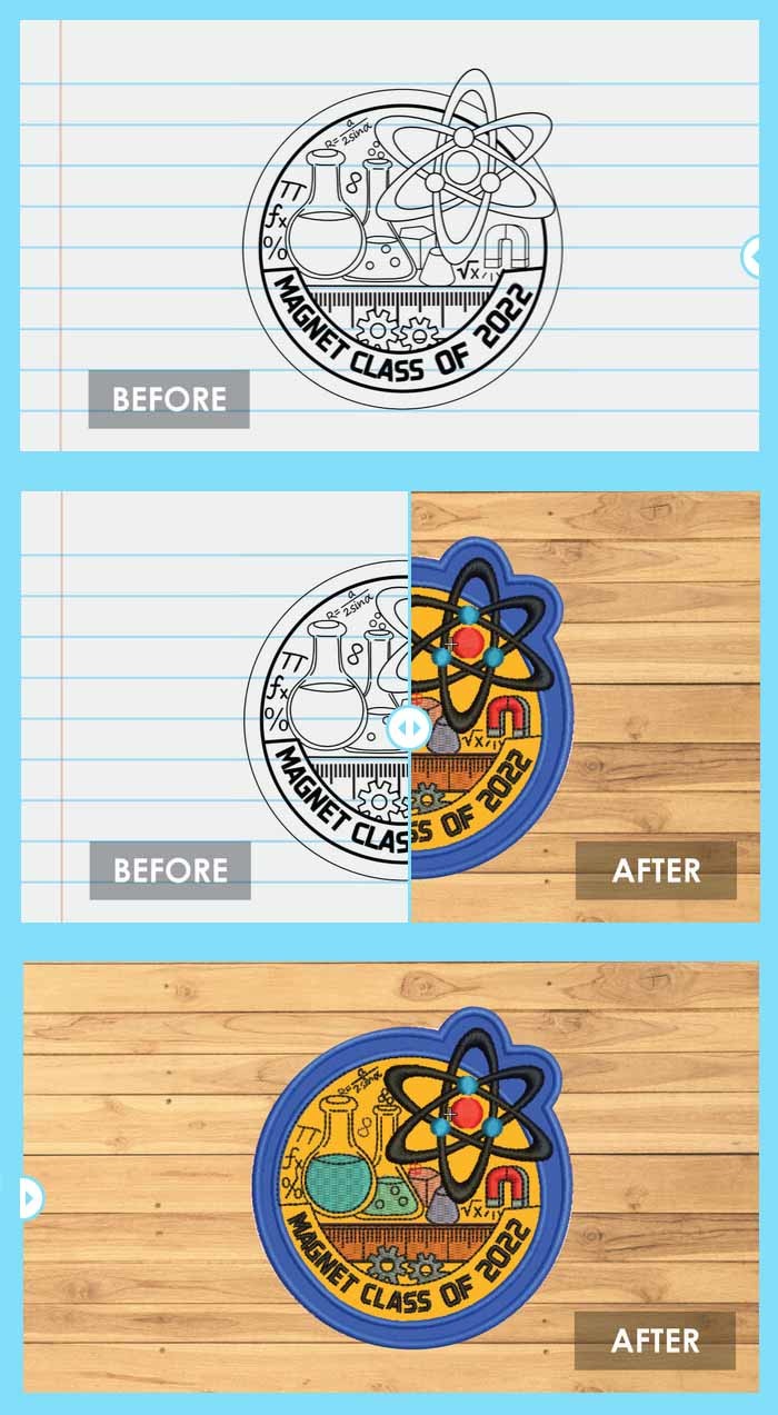 Logo Applique Custom Embroidered Patches For Hats Clothing OEM ODM