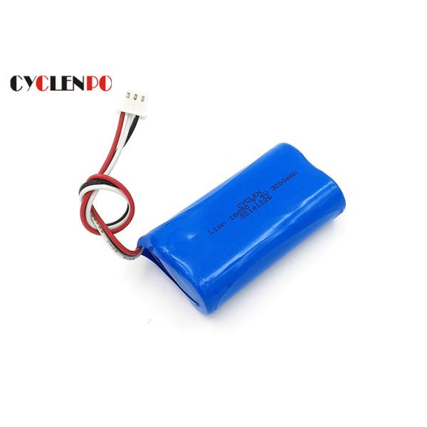 Led Solar / Power Tools 7.4 V Lithium Ion Battery Pack , 18650 Battery Pack 7.4 V 3000mah