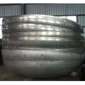 Large Stainless Steel Dished Heads Segmented Elliptical Head End Cap