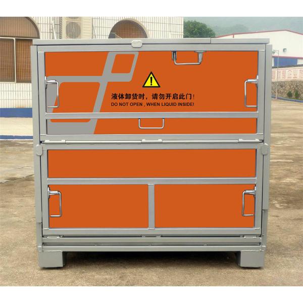 China 1100L Collapsible IBC Liquid Storage Tank 1145*1145*1030mm wholesale