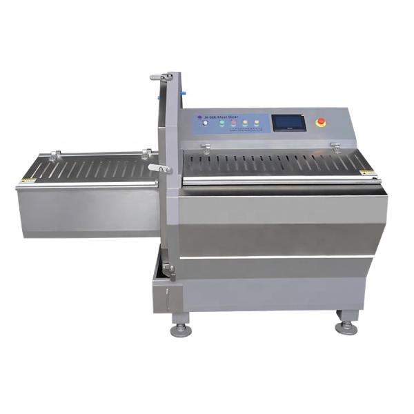 Frozen Meat /beef slicer Automatic conveyor belt function bacon processing equipment 304 stainless steel frozen beef slicer mach