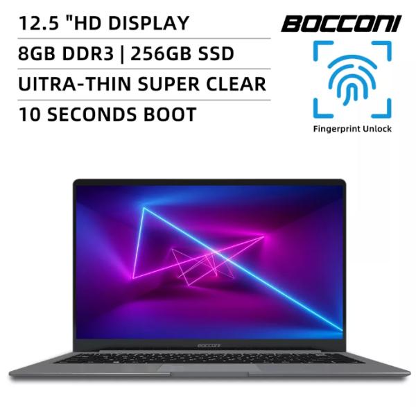 12.5 Inch Portable Mini Laptop N4100 8GB RAM With Fingerprint Keyboard