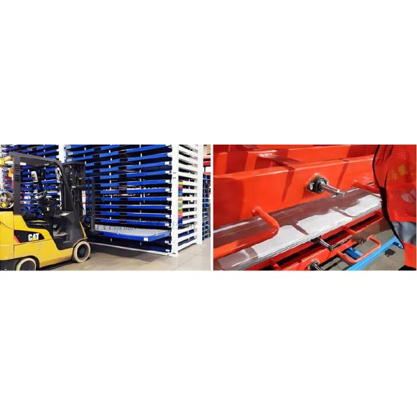 B29 Hand-0perated Sheet Metal Storage Rack Sheet Drawer Roll-out Rack for Plate Storage