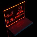 Transparent ZHLX07 ODM LED Plastic Display Stands