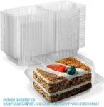 The Bakers Pantry Cake Roll Container Hinged Lid Disposable 9"X 5 Loaf Deep