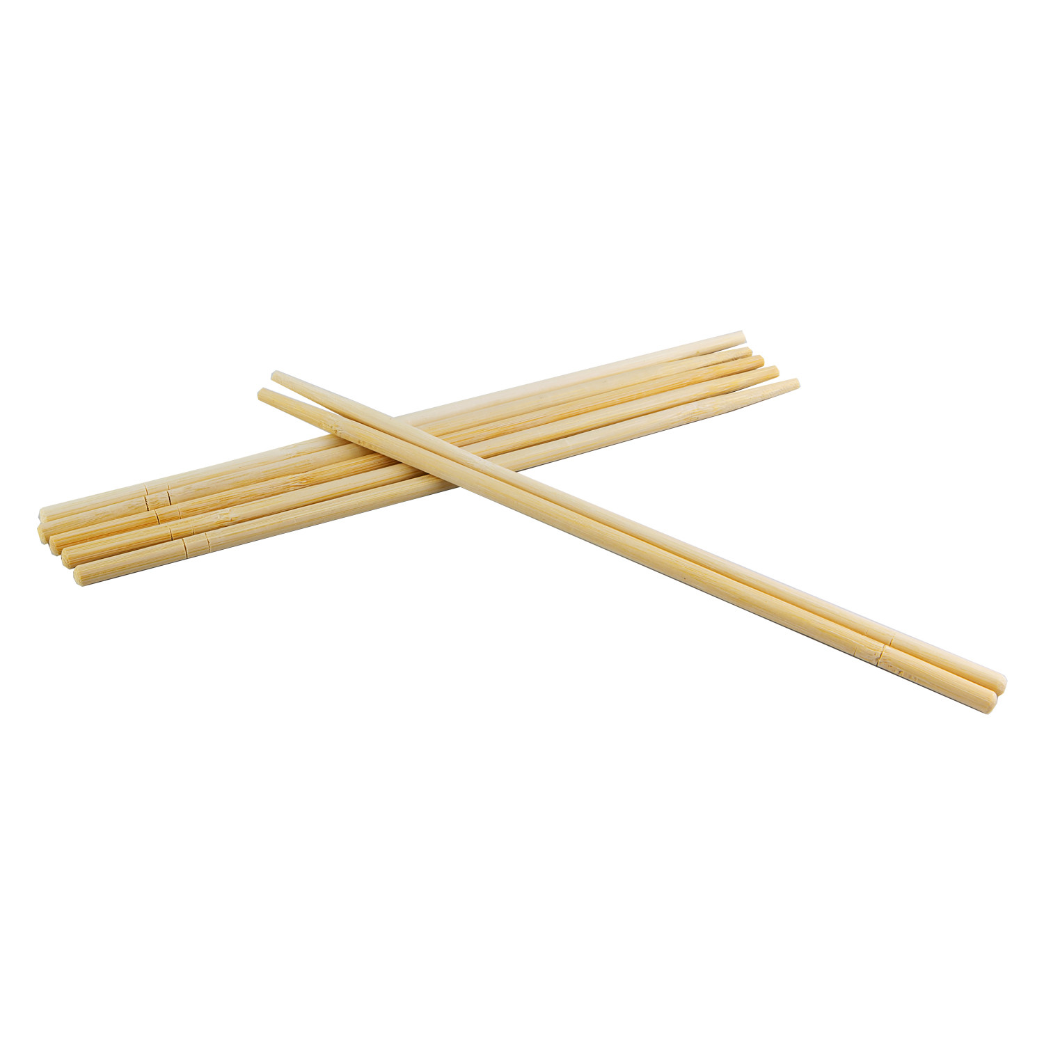 China 9Inch Printed Round Smooth Disposable Bamboo Chopsticks With Logo wholesale