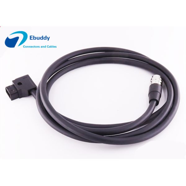 Hirose 12pin male to 2pin d-tap male cable for camera power supply