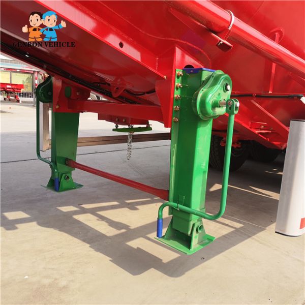 16T 28T Landing Gear Landing Leg For Heavy Duty Truck Trailer Spare Parts Customized