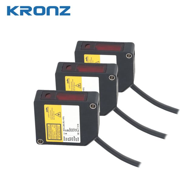 Industrial Grade Photoelectric Sensors with ±0.1%F.S. Linearity Accuracy and Red Laser Diode Light Source