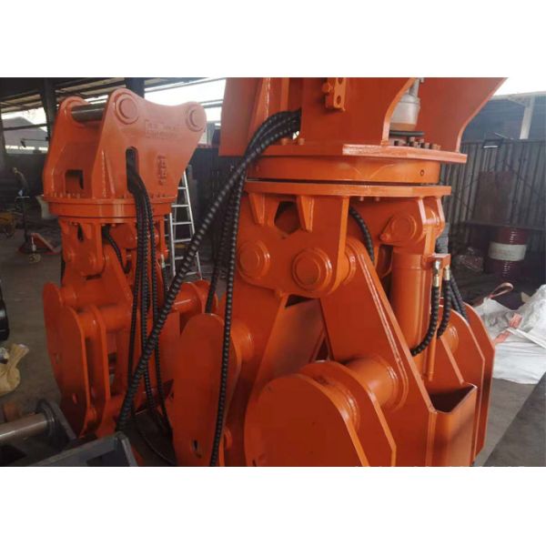 High Speed Excavator Claw Attachment , Log Grapple Rotator Hitachi ZX450 Large Size