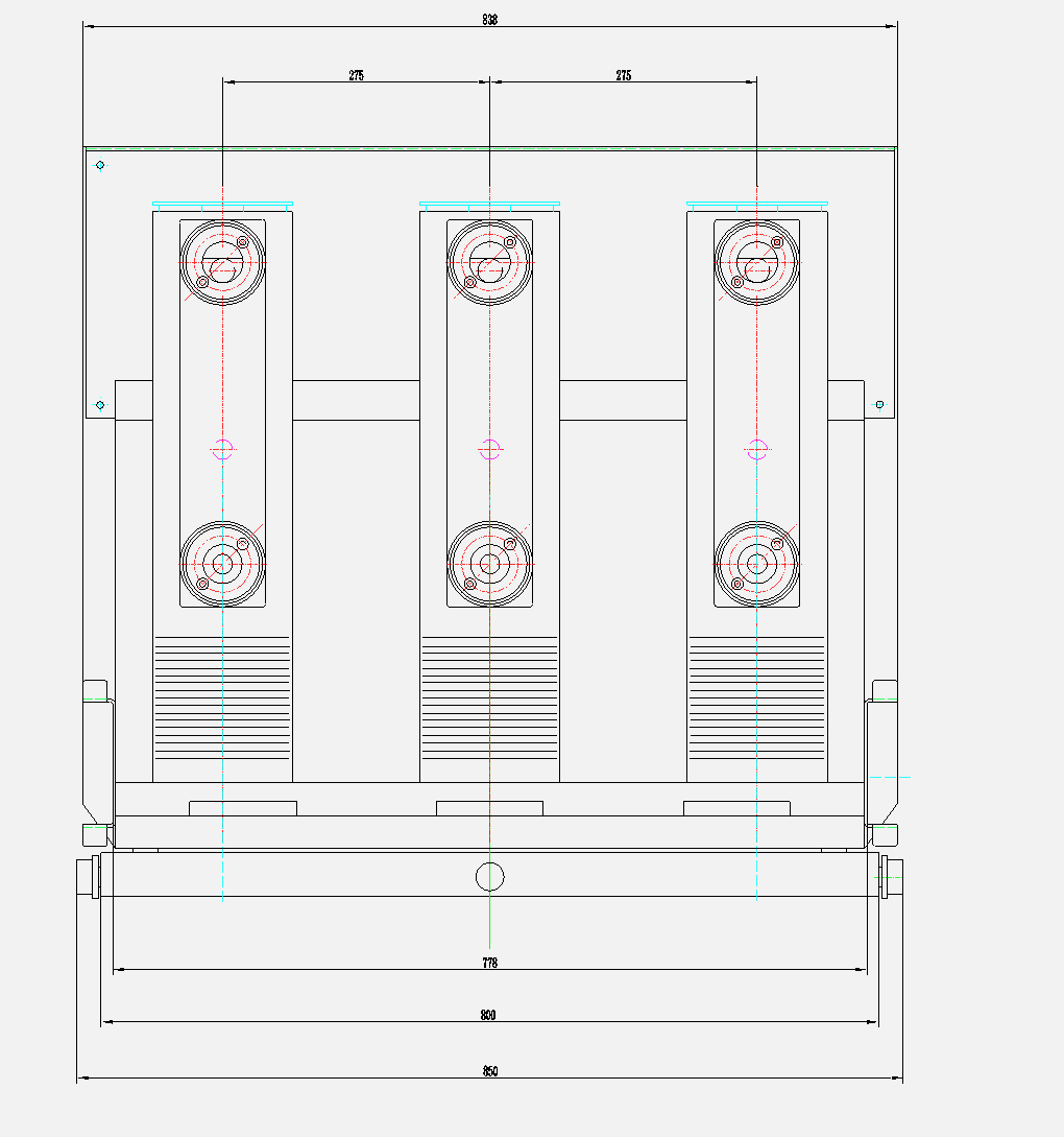 24kv Indoor Vacuum Circuit Breaker Withdrawable Cassette Type in Switchgear