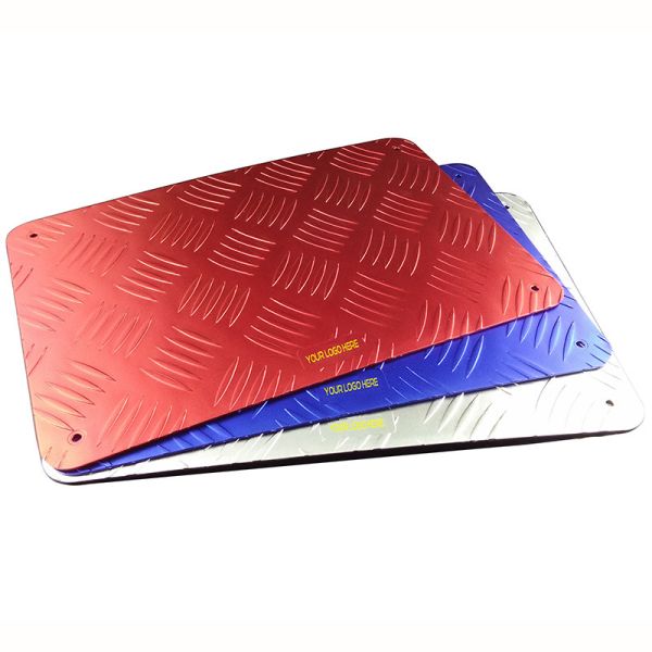 Aluminum Anti Slip Board Metal Heel Plates For Racing & Daily Drive 360x250mm