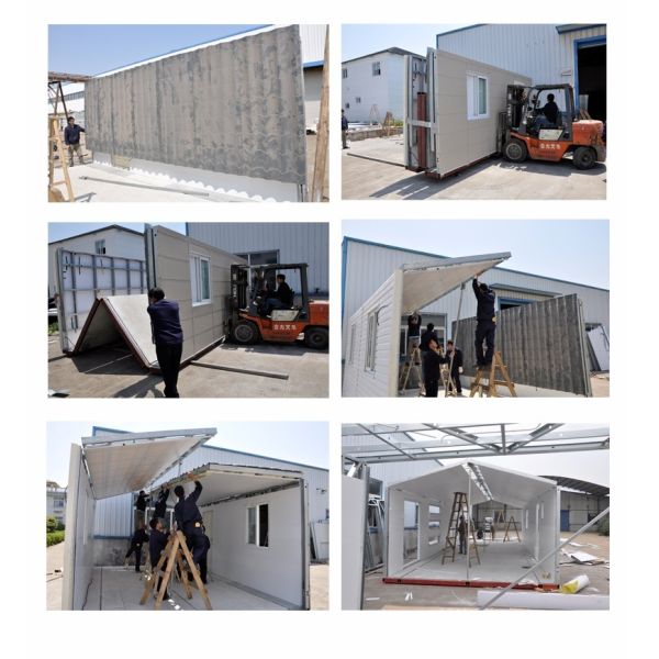 Small Factory Direct Modern Prefab Light Gauge Steel Park Home Modular House Kits