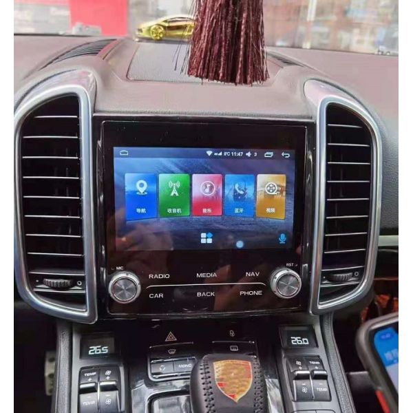 9'' Android 10.0 Car Multimedia Player For PORSCHE CAYENNE 2010-2017 1024*600 Resolution