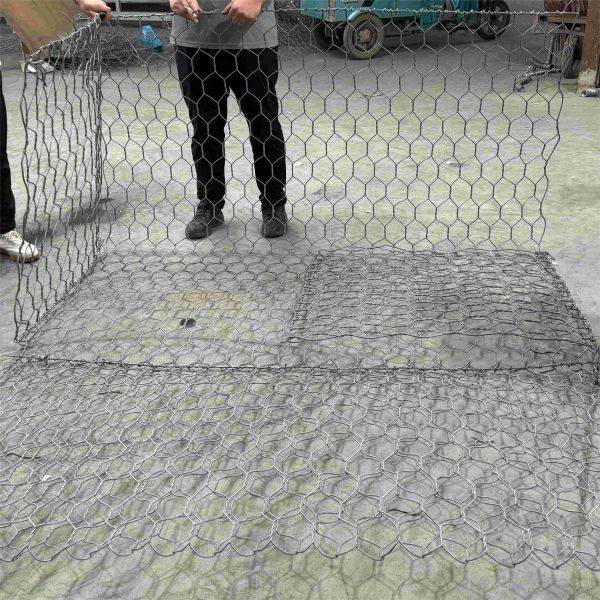 PVC Coated Wire Mesh Stone Cages Gabions Gabion Box Retaining Walls