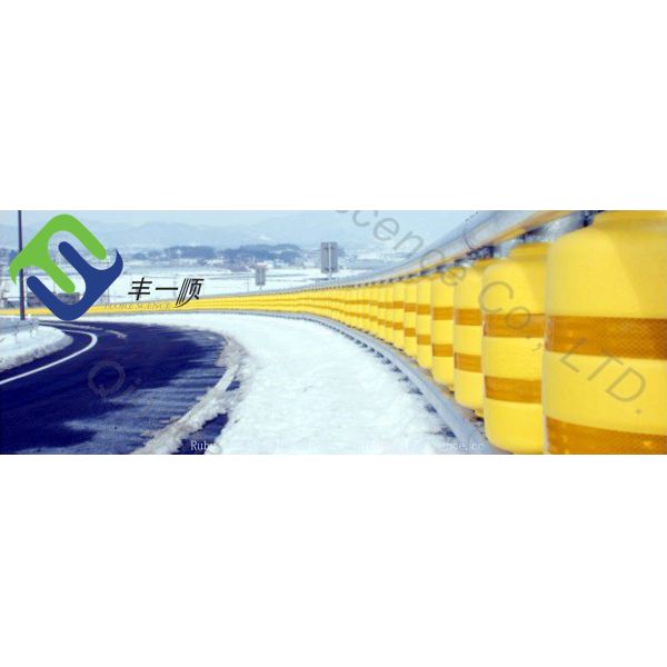 Anti Crash Road Safety Roller Barriers For Highway Guardrail