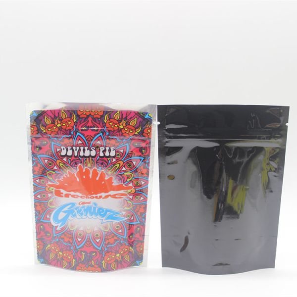 Child Resistant Soft Touch Mylar Bag Stand Up Heat Seal For Cookie