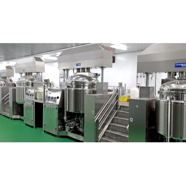 1300L Toothpaste Manufacturing Machine With Vacuum And Homogenizer