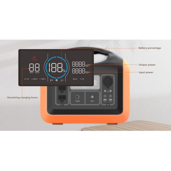 1000WH Lithium Battery Generator Portable Solar Power Bank With Solar Panel