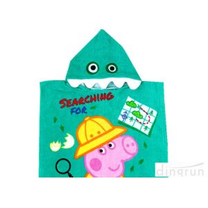 China Customized Childrens Towelling Ponchos , Babies Swimming Towels With Hoods 400gsm wholesale