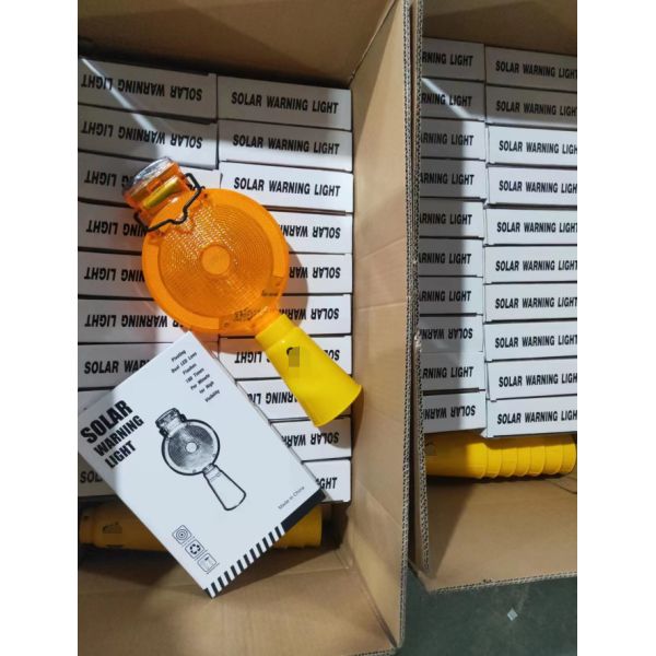 185mm Garage Temporary Traffic Warning Light Intelligent Concrete Traffic Barriers